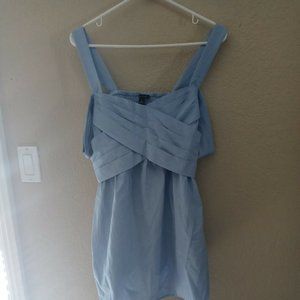 Ann Taylor Women Blue Blouse Size Xlarge 100% Cotton